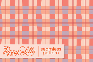 Wonky Plaid Seamless Pattern
