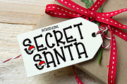 Secret Santa, a Font by Kitaleigh (Thumbnail 1 of 3)
