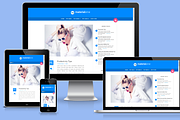 Material Design Blogger Template, a Websites & App Template by Yo..! Templates (Thumbnail 4 of 4)
