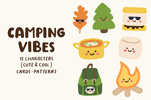 CAMPING VIBES — Cute Characters