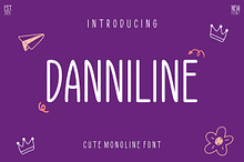 Danniline - Monoline Font