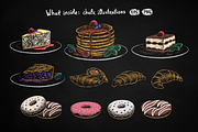 Chalk Desserts, an Object Graphic by Sonya Illustrations (Thumbnail 2 of 11)