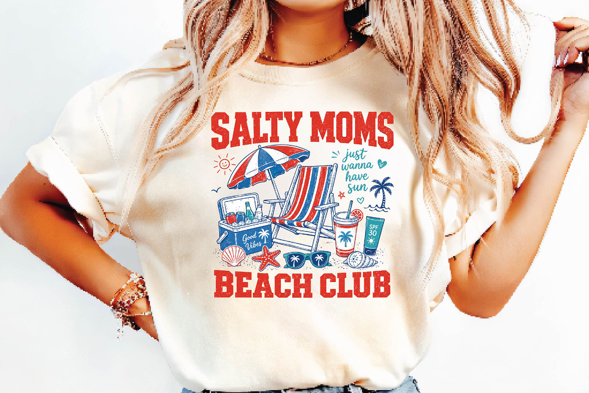 Funny Summer Mom Sublimation Design, a Seasonal Illustration by DreamPrint404 (Photo 6 of 6)