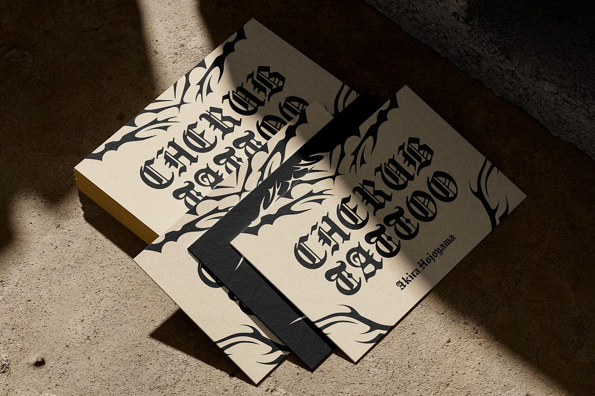 CS Modula – Old English Font, a Blackletter Font by Craft Supply Co. (Photo 6 of 8)