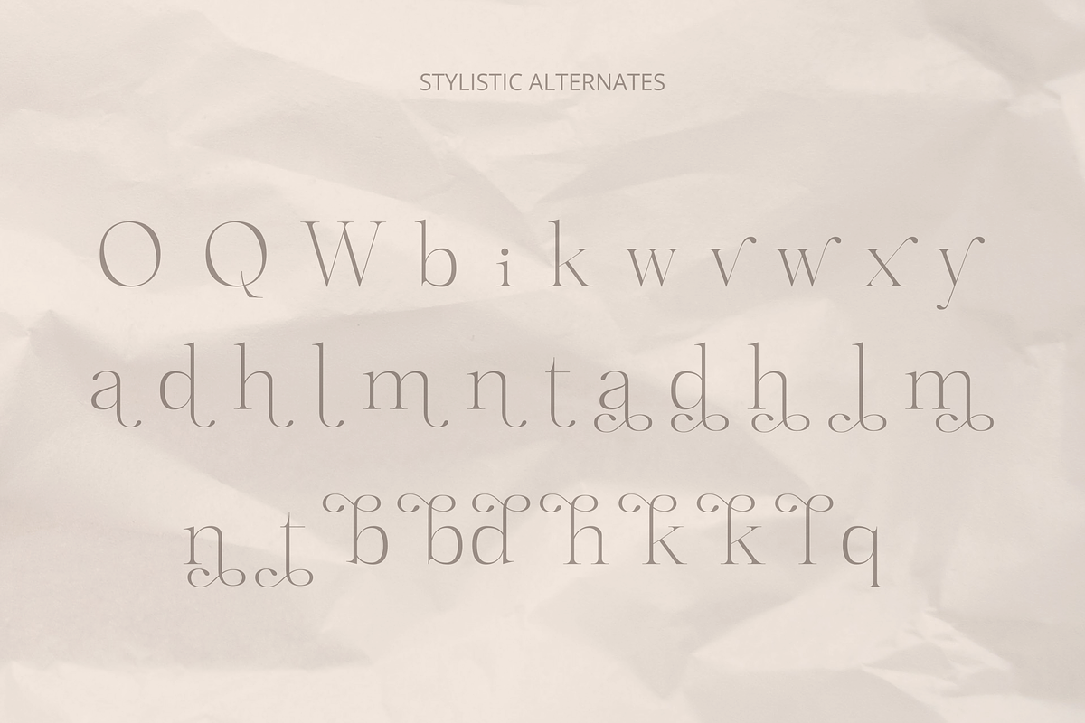 Gloriav, a Serif Font by Glyphofik x GudPap (Photo 9 of 9)