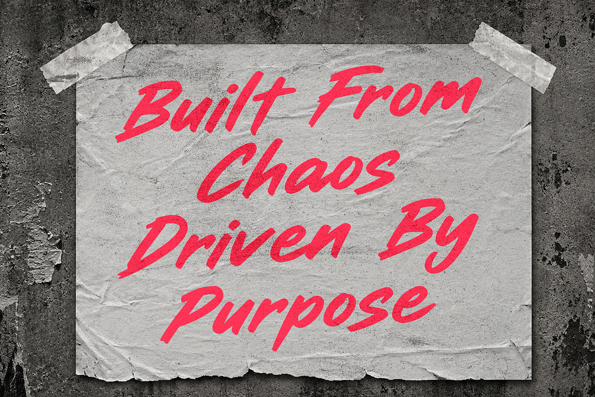 Rokugima Script Font Bold Brush, a Handwritten Font by Maulana Creative (Photo 5 of 7)