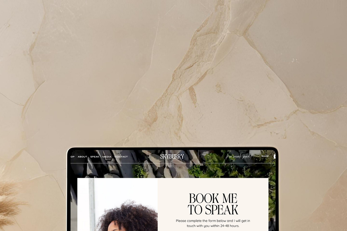 Website Templates for Authors, Coaches preview 3