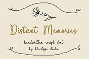 Distant Memories, a Handwritten Font by Bluestype Studio (Thumbnail 1 of 6)