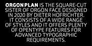Orgon Plan, a Sans Serif Font by Hoftype (Thumbnail 3 of 14)