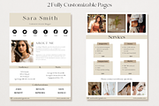 Influencer Media Kit Template Canva, a Marketing Template by Boltik Studio (Thumbnail 3 of 5)
