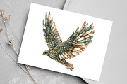 Watercolor Camo Patches Clipart, an Illustration by Canvas Craft (Thumbnail 4 of 7)