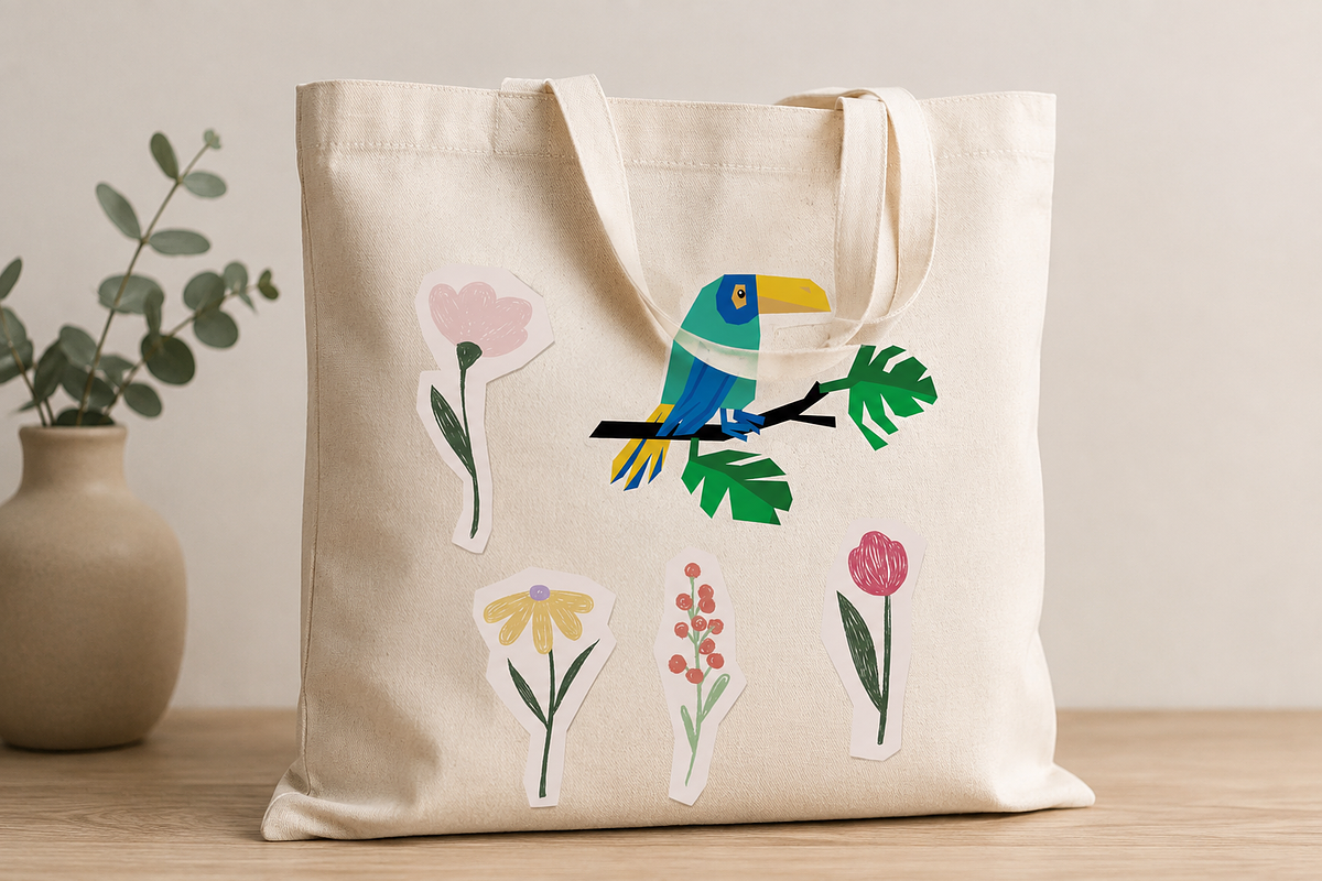 Hand-Cut Paper Flowers & Birds, a Decorative Illustration by Anna Studio (Photo 5 of 11)