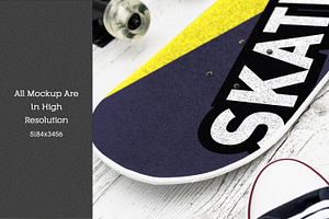 Skateboard Mockup 13