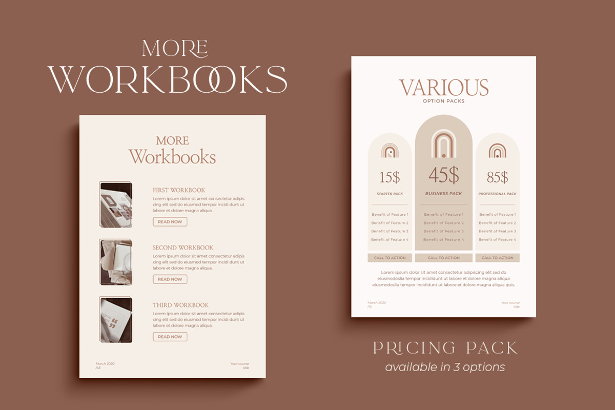 WorkBook Creator for Coach CANVA PS, a Magazine Template by Eviory (Photo 41 of 49)