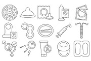 Reproductive Health Vector Icons, a Solid Icon by Vector Portal (Thumbnail 5 of 5)