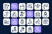 School Education Icons Set, a Solid Icon by Vectors Market (Thumbnail 8 of 8)
