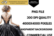 Princess Clipart Black Dress quince, a Person Illustration by VM PARTYS  BY TAIRUMA (Thumbnail 7 of 10)
