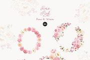 Rose Pink Watercolor Floral, a Decorative Illustration by Lana Elanor (Thumbnail 11 of 14)
