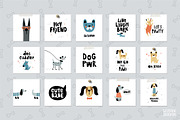 Cute dogs clipart collection, an Animal Illustration by Leysan Shayak (Thumbnail 10 of 11)
