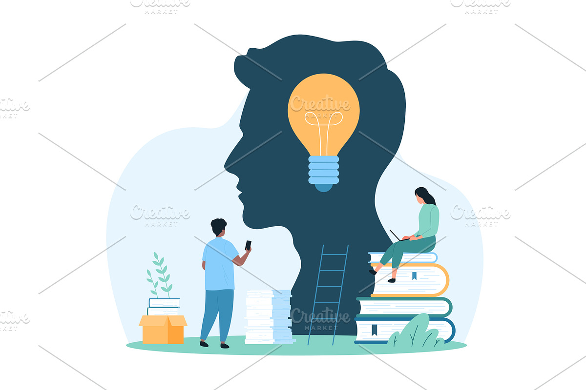Skills & creative thinking design, an Education Illustration by Flashvector