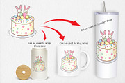 Easter Cake Clipart, a Graphic by Artnoy (Thumbnail 4 of 5)
