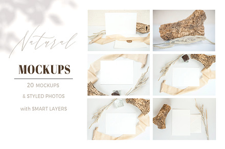 Natural Nude Mockups & Styled Photos, a Templates & Theme by LABFcreations