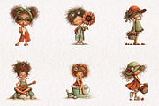 Whimsical Summer Kids Clipart, a Seasonal Illustration by CreationArt (Thumbnail 2 of 7)