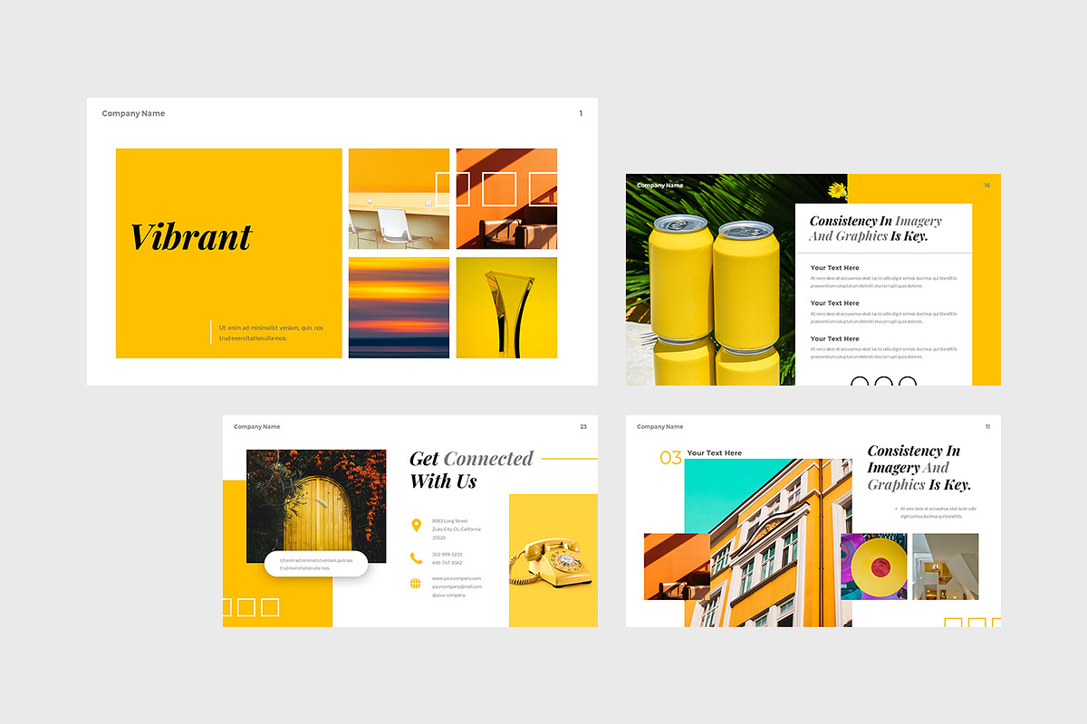 Vibrant Creative Business Keynote, a Presentation Template by Robs Daily Design (Photo 1 of 9)