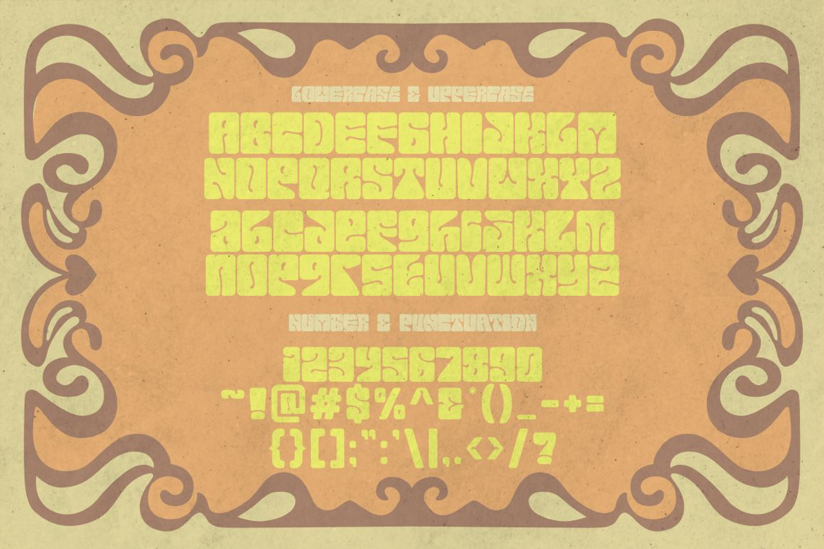 Euphoria Party - Psychedelic Font, a Font by PutraCetol Studio (Photo 4 of 11)