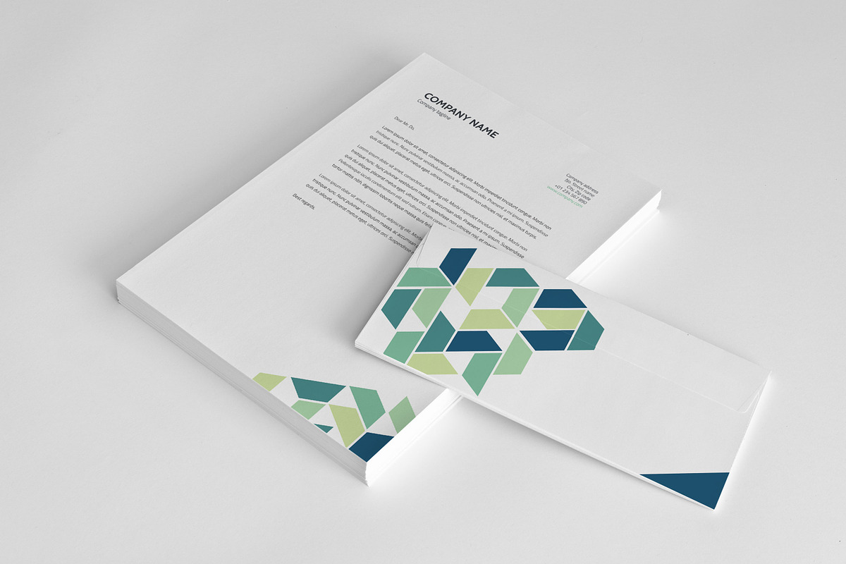 Stationery Corporate Identity 002, a Stationery Template by ID Vision Studio (Photo 6 of 9)