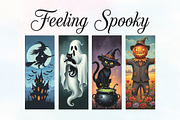 Feeling Spooky PNG Halloween, an Illustration by CraftArtStudio (Thumbnail 1 of 4)