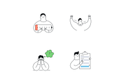 42 Minimal Business Illustrations, an Illustration by BadBrother (Thumbnail 7 of 17)