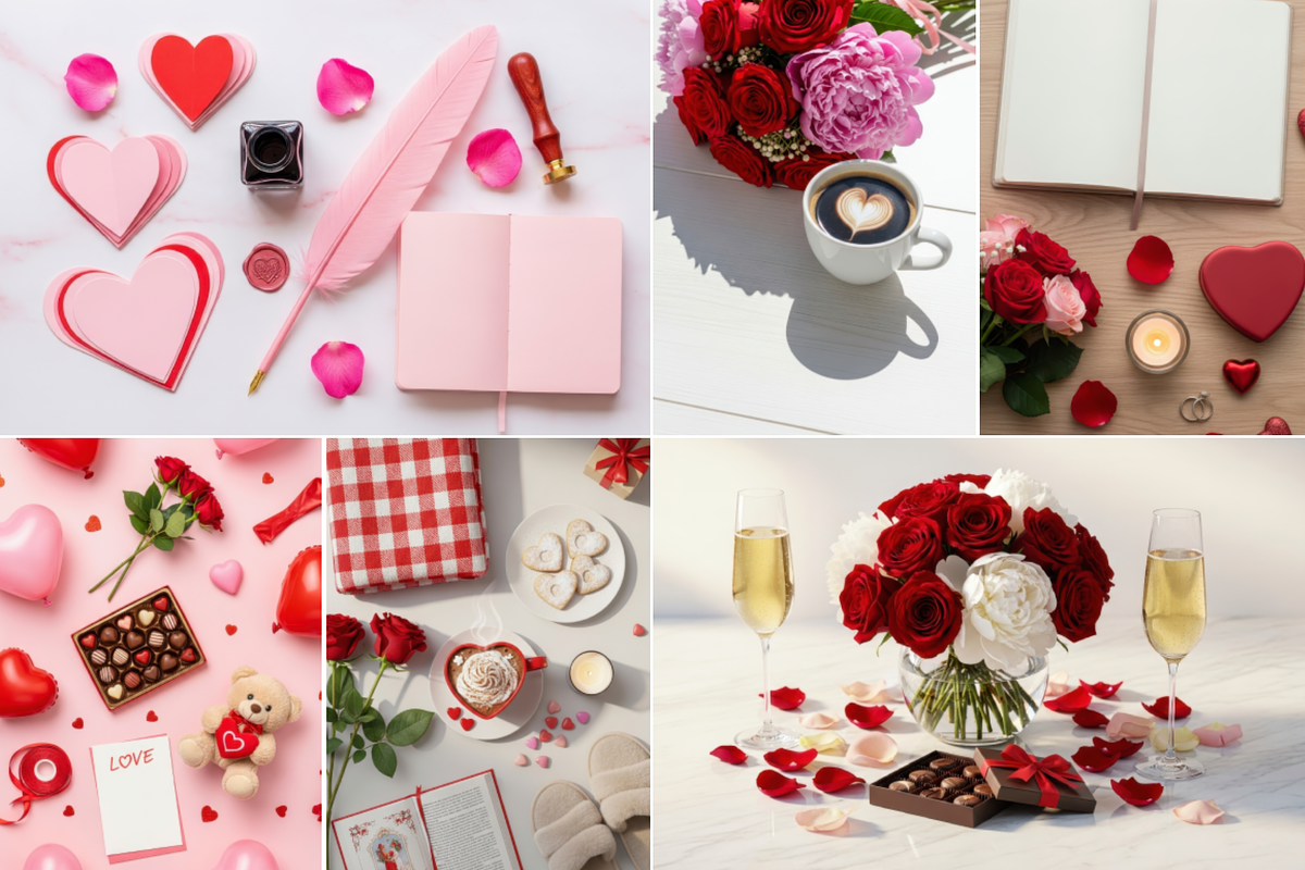 Valentine Aesthetic Desk Mockup 1000, a Packaging Mockup by KennedyStudio (Photo 9 of 11)