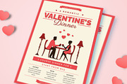 Valentine Dinner Event Flyer, a Flyer Template by Esui Studio (Thumbnail 2 of 3)