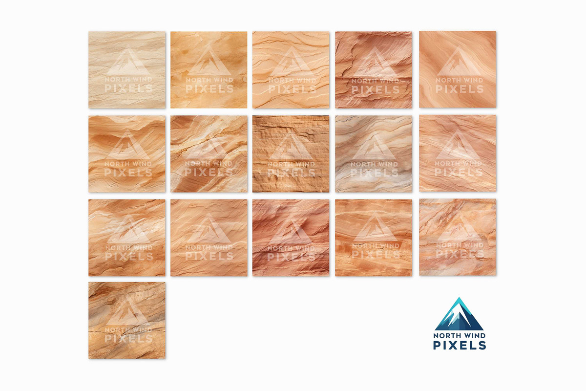 16 Sandstone Texture Digital Papers, a Texture Graphic by NorthWindPixels (Photo 2 of 4)