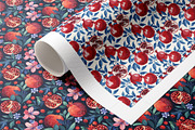 Blue Pomegranates Patterns, a Pattern Graphic by Ninterints (Thumbnail 8 of 19)