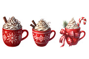 Christmas Drinks Clipart, an Illustration by Designworld (Thumbnail 4 of 5)
