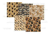 Detective Digital Paper, a Pattern Graphic by GlamArtZhanna (Thumbnail 4 of 4)