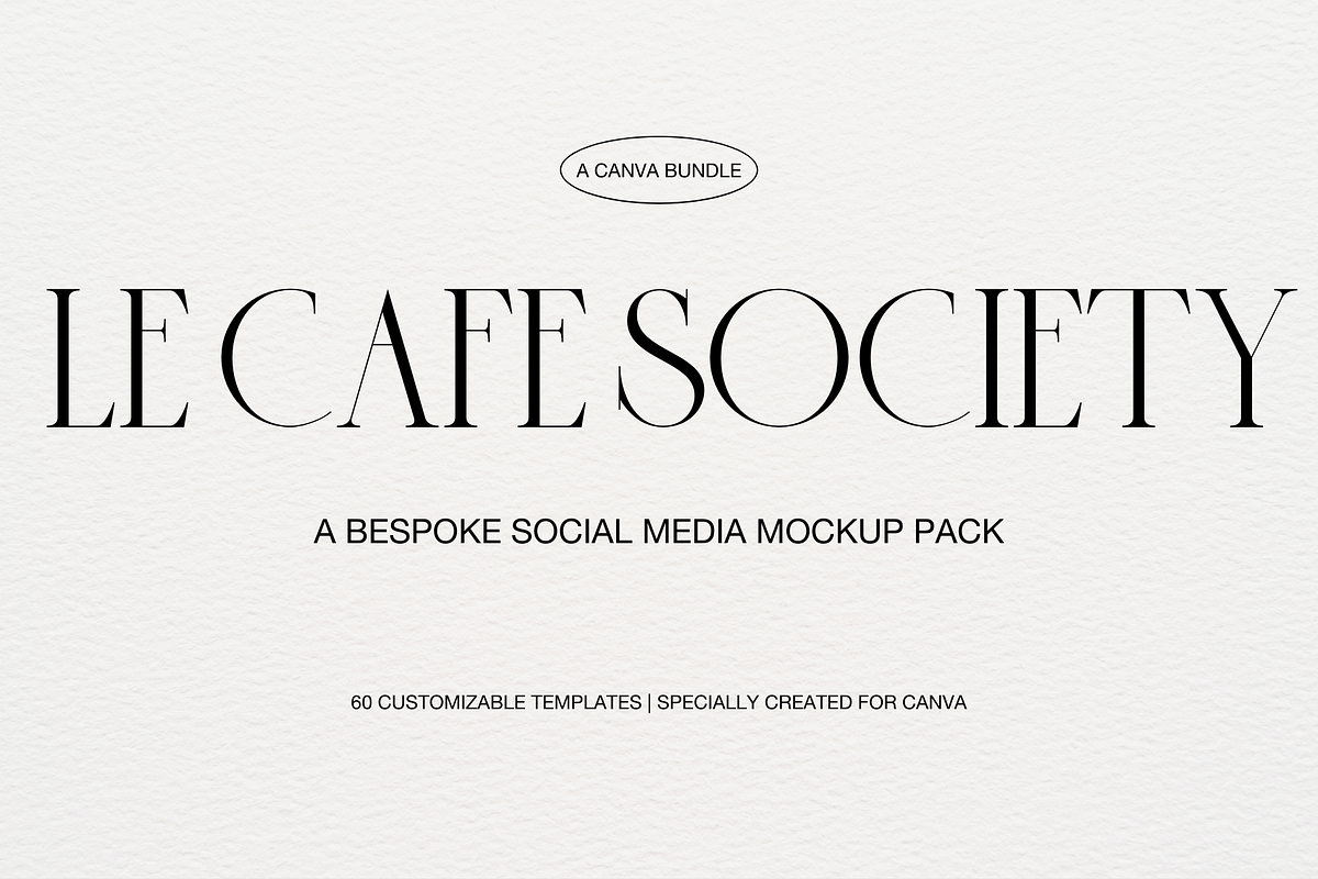 Cafe Society Social Media Templates, a Social Media Template by Le Maison Bohem (Photo 8 of 11)
