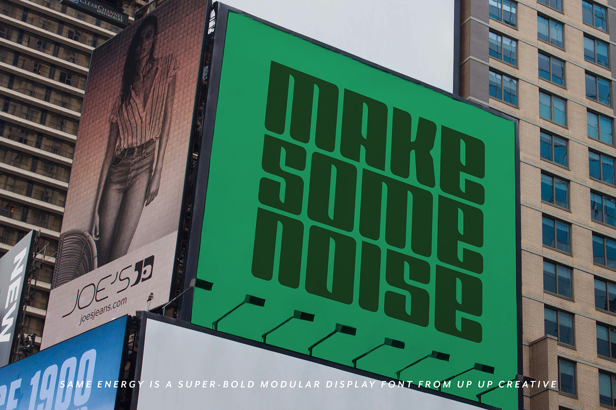 Same Energy, A Modular Sans Serif, a Sans Serif Font by Up Up Creative (Photo 11 of 15)
