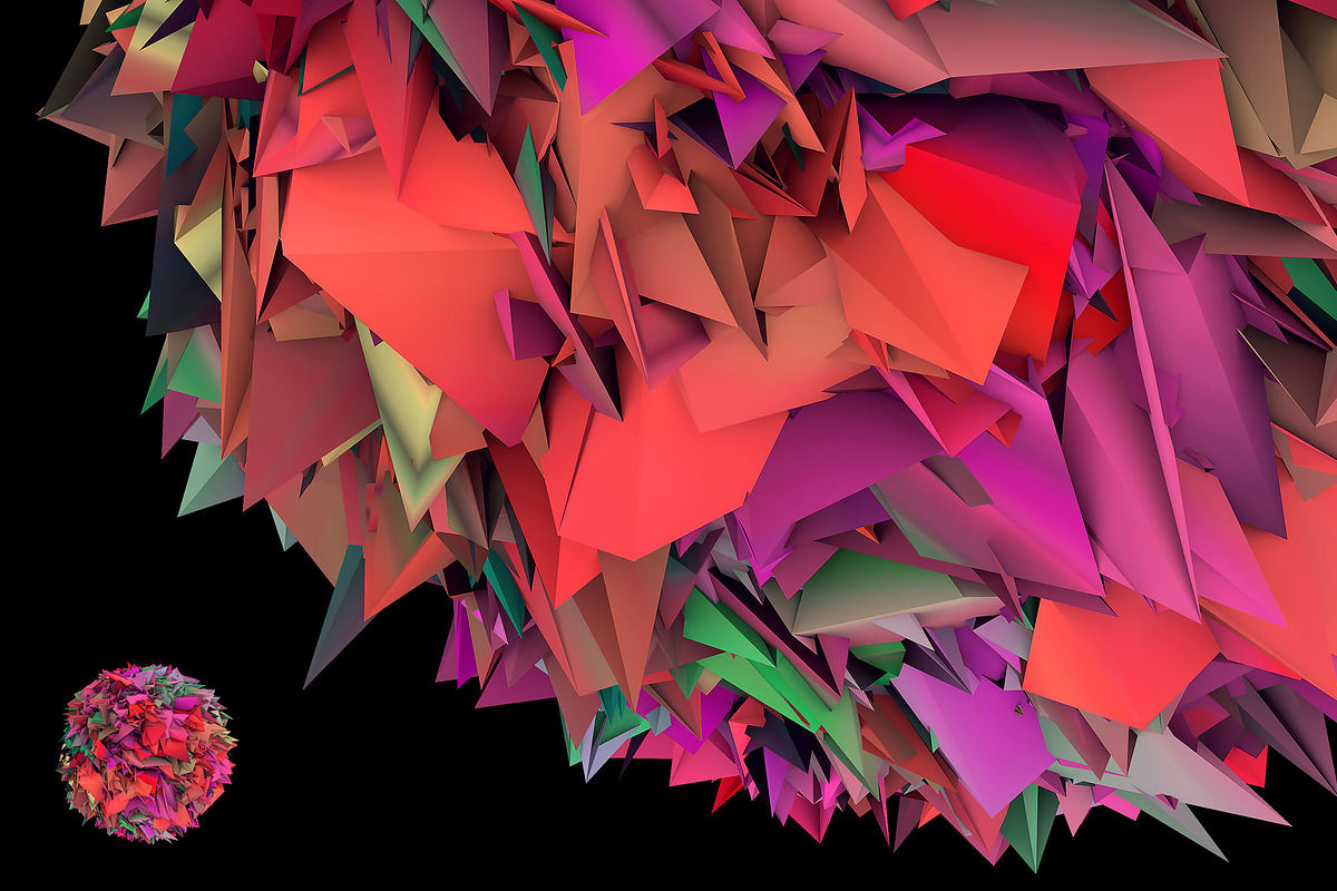 Spiked: 12 Pointy 3D Textures, a Texture Graphic by Chroma Supply