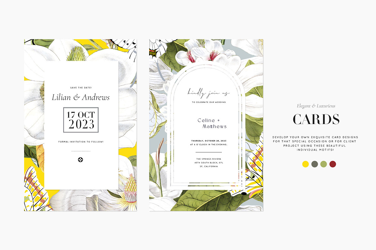 Amarillo, luxury SS2024 Print Design, a Pattern Graphic by Pink Linen (Photo 5 of 14)