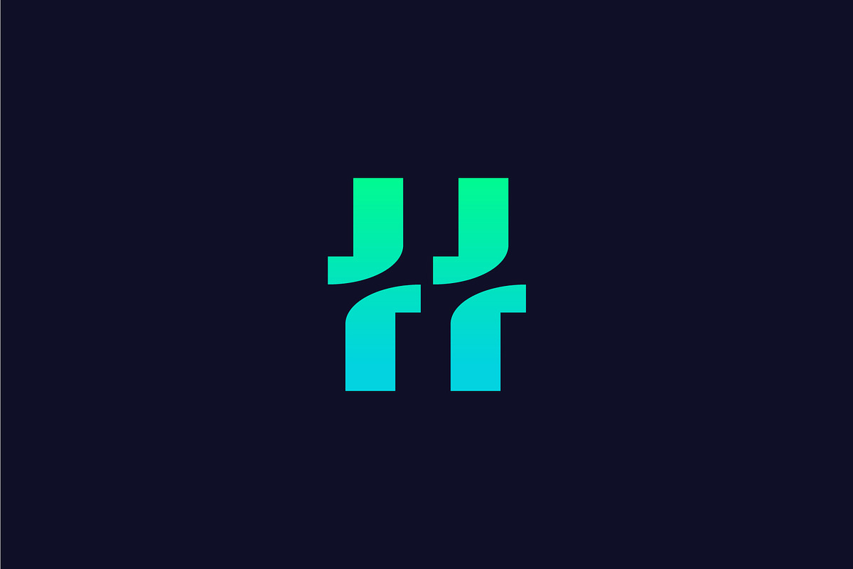 Modern H Monogram Letter Logo design, a Branding & Logo Template by Logodesignpond (Photo 2 of 2)