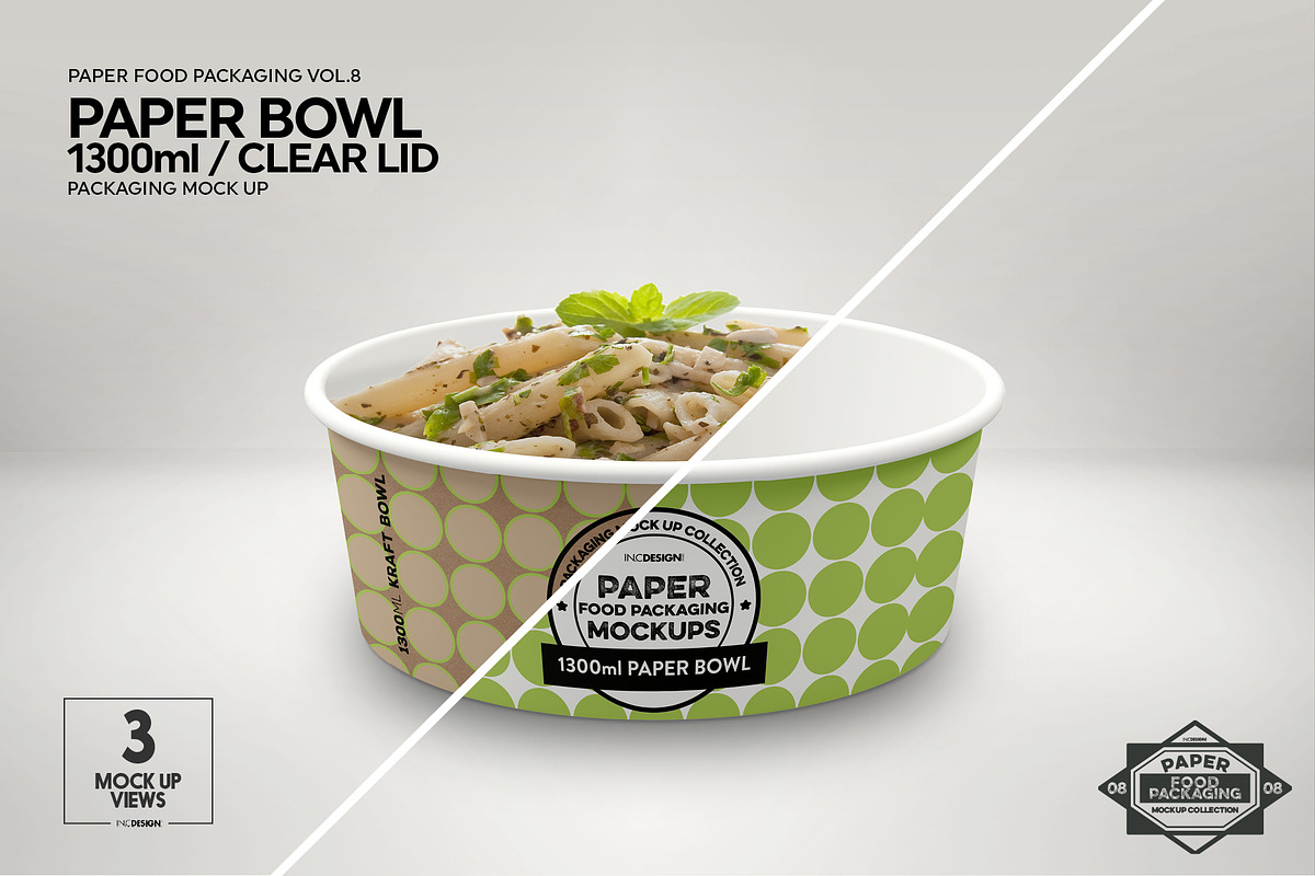 VOL.8 Food Box Packaging Mockups, a Cups & Container Mockup by INCDesign (Photo 12 of 27)