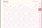 Pink Daily Planner | Hyperlinked, a Poster Template by HeavensStar (Thumbnail 11 of 12)
