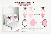 Bows, Candles and Frames. Vector set, an Object Graphic by VerAna (Thumbnail 9 of 12)