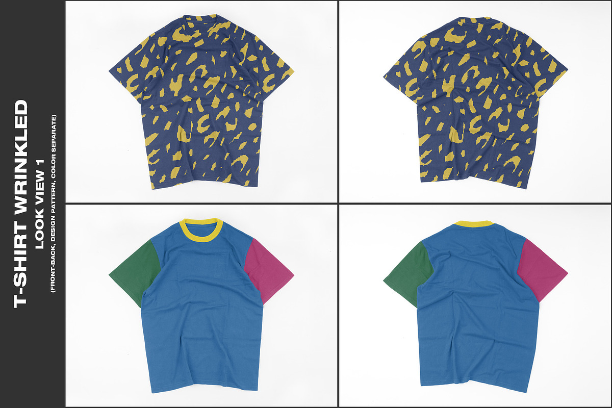 T-shirt Wrinkled Mockup, a Shirt Mockup by DaldSgh (Photo 5 of 11)