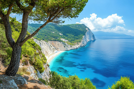 Breathtaking Ionian Sea landscape on, a Photo by Iftikhar Alam