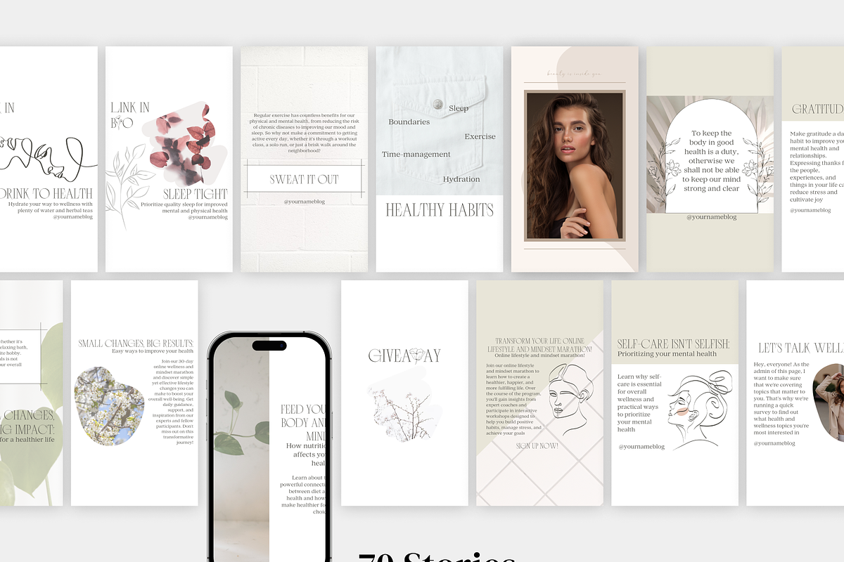 Rotiol Instagram Templates for Canva, a Social Media Template by VeliusCreativeStudio (Photo 4 of 9)