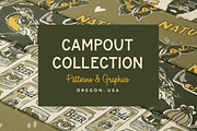 Oregon Campout: Patterns + Graphics, a Pattern Graphic by Bruised Goods (Thumbnail 1 of 21)